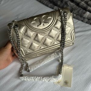 Gold Tory Burch Purse